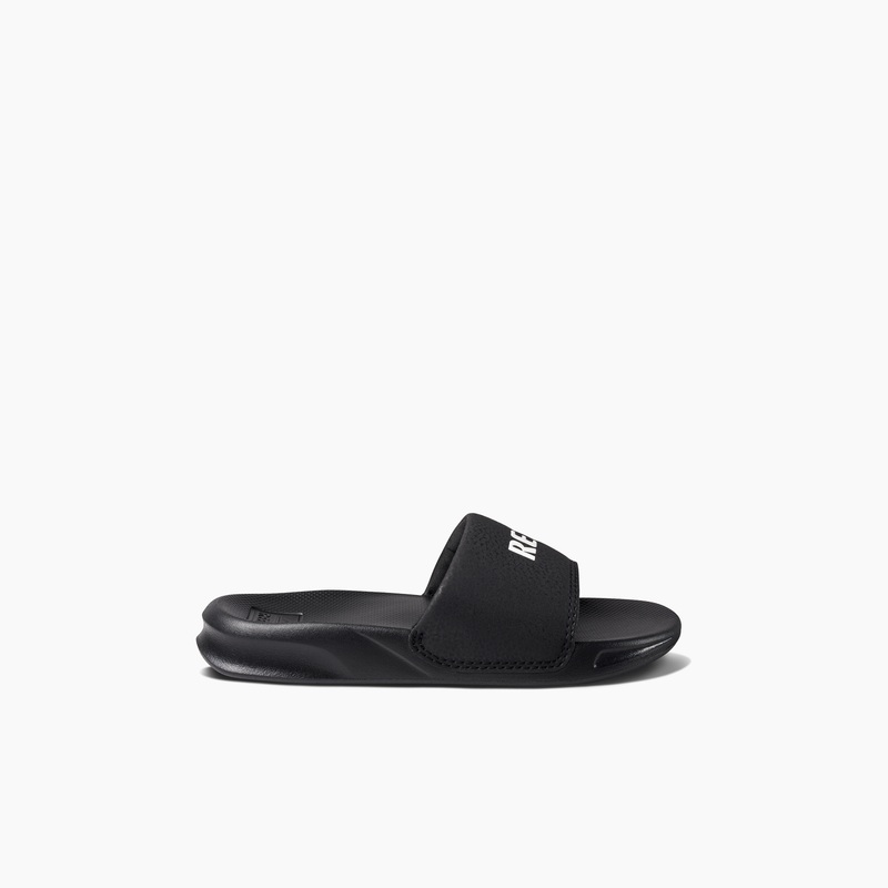 Black / White Kids' Reef One Slide Boys | ugZv0KVAYjS