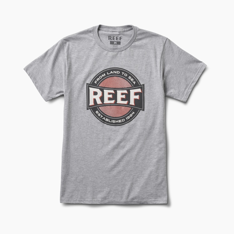 Grey Men\'s Reef Bliss X Mlb T Shirts | hjfZy3YpH4Z