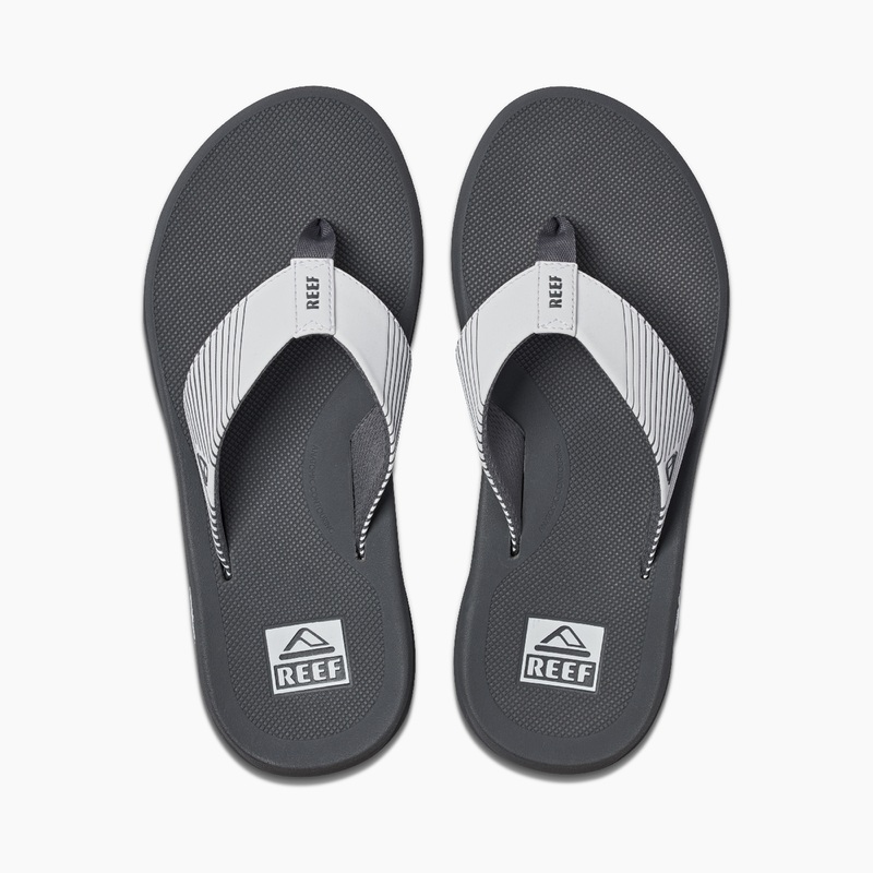 Grey / White Men\'s Reef Phantom Ii Flip Flops | WISXpt4qa4H