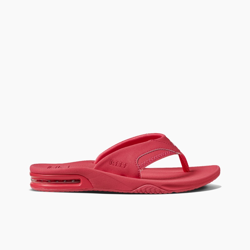 Pink Women's Reef Fanning Flip Flops | Ajqf54lpMLy