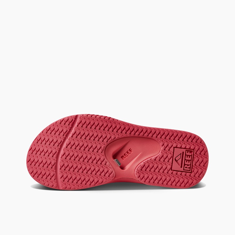 Pink Women's Reef Fanning Flip Flops | Ajqf54lpMLy