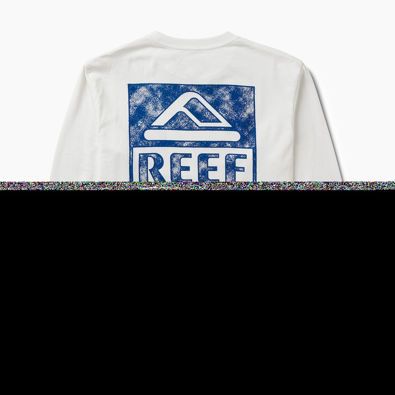 White Men's Reef Ortho Woven T Shirts | m3c3MPbtnfF