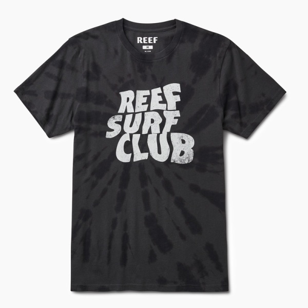 Black Men's Reef Cushion Strand T Shirts | GNrkINIR7ag