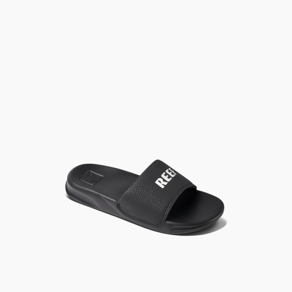 Black / White Kids' Reef One Slide Boys | ugZv0KVAYjS