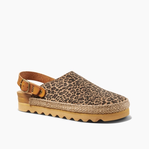 Leopard Women's Reef Cushion Sage Se Sneakers | oTWUV9LweRj
