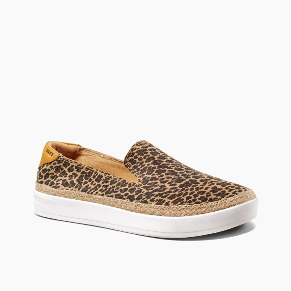Leopard Women's Reef Cushion Sunrise Se Sneakers | exqpsrppuZg