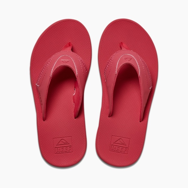 Pink Women's Reef Fanning Flip Flops | Ajqf54lpMLy