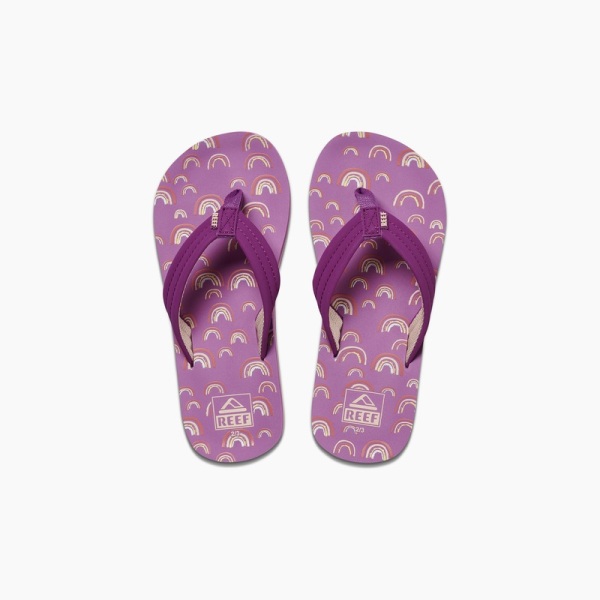 Purple Multicolor Kids' Reef Ahi Girls | 7mtwyBd486y